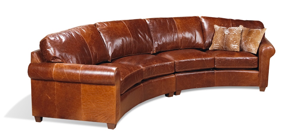 Benson on sale leather sofa