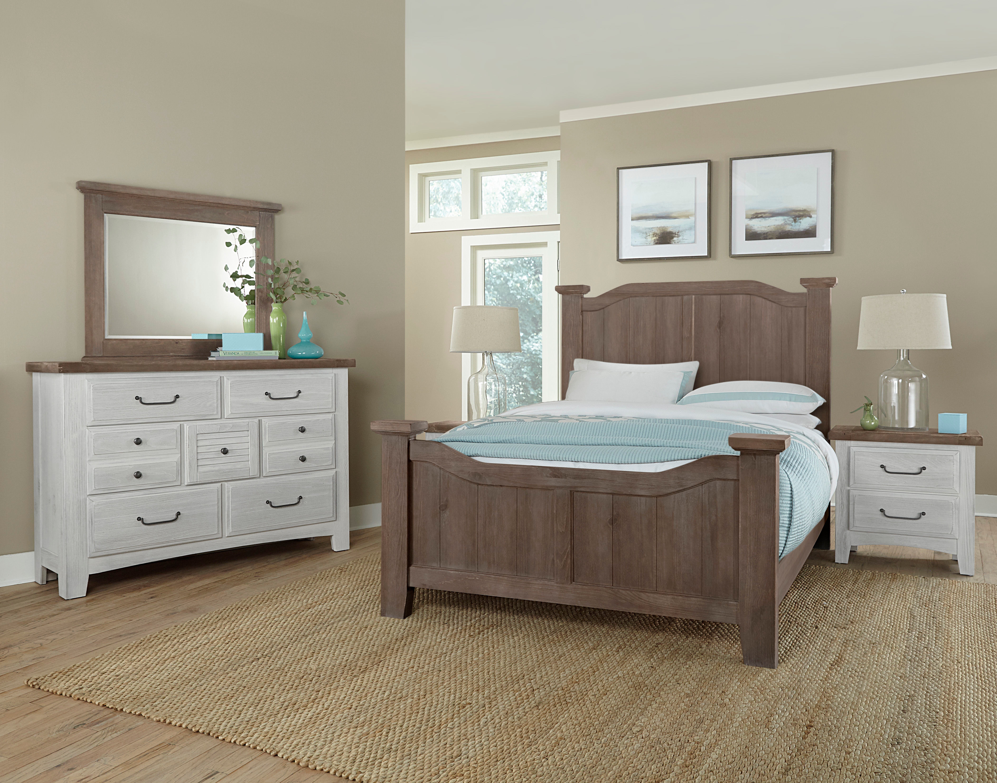 VaughanBassett Bedroom Queen Arch Bed 692558855922 Kemper Home