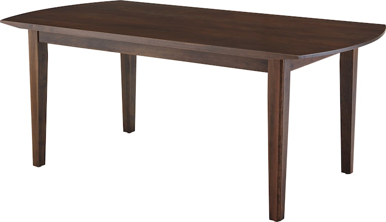 Vaughan-Bassett Furniture Company Crafted Cherry Dining 72" Surfbd Table With 1 1/4" Top 150-072