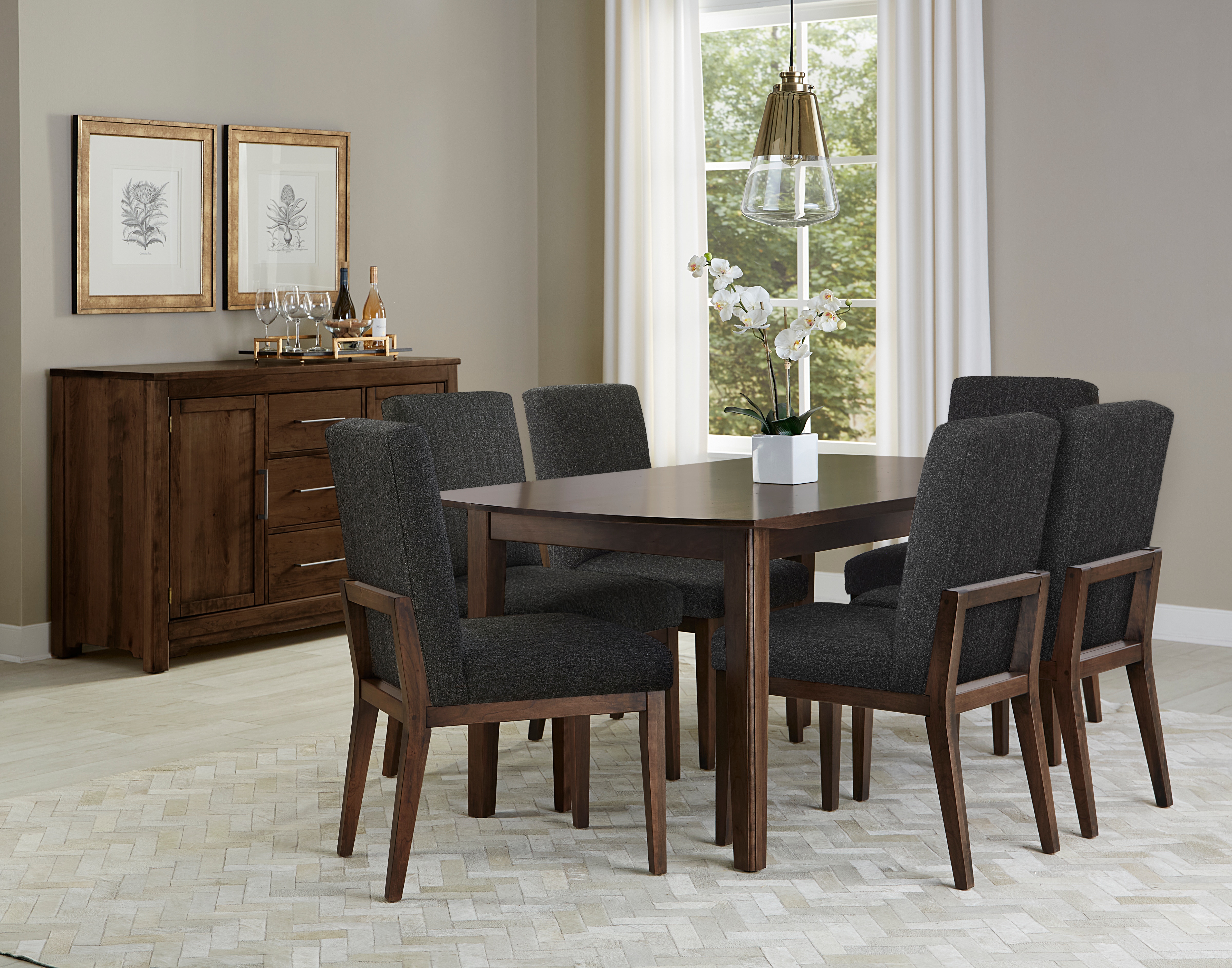 VaughanBassett Furniture Company Casual Dining 94'' Surfbd Table With 1 1/4'' Top 150094