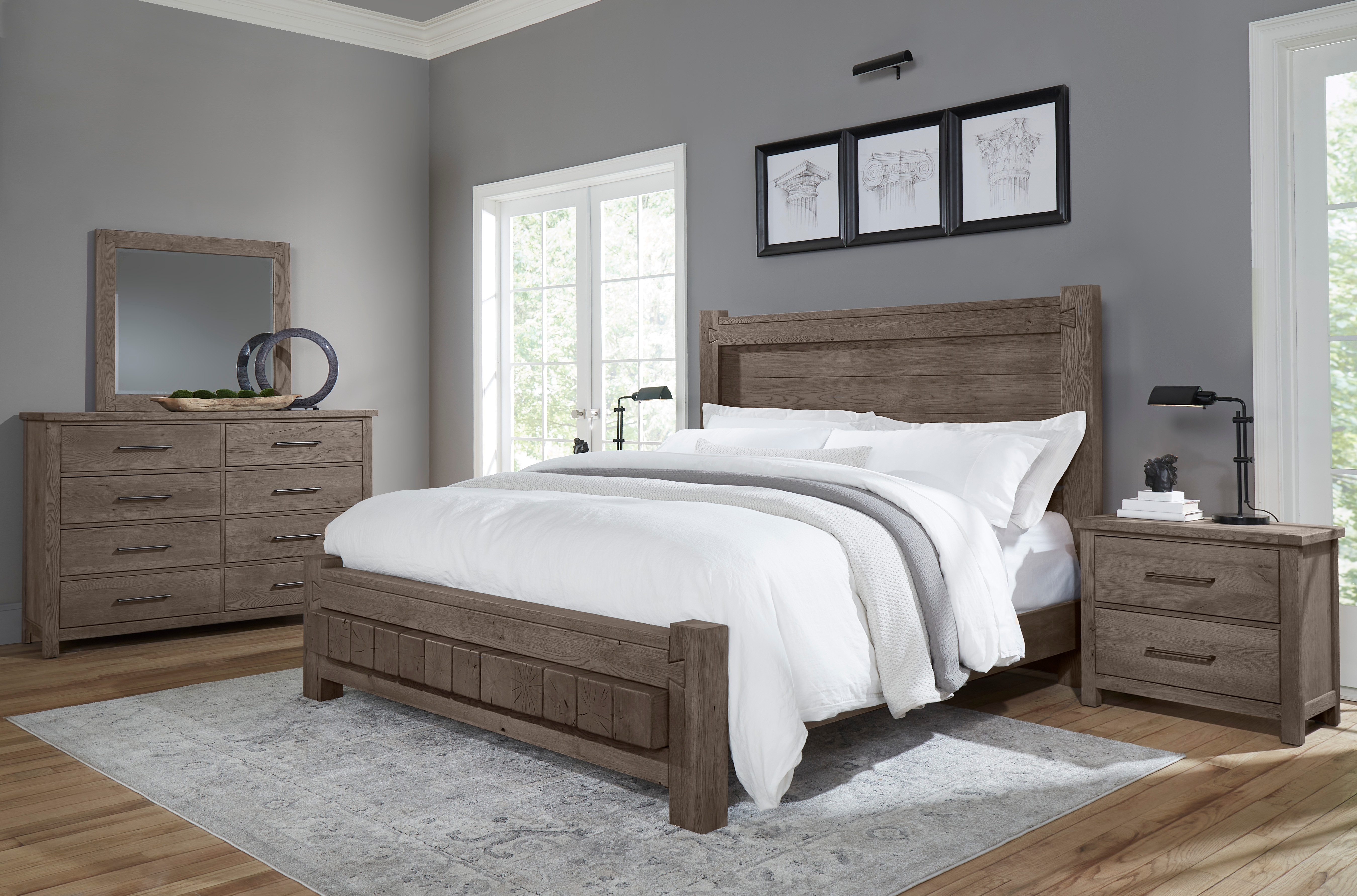 Vaughan-Bassett Furniture Company Bedroom Queen Poster Bed With