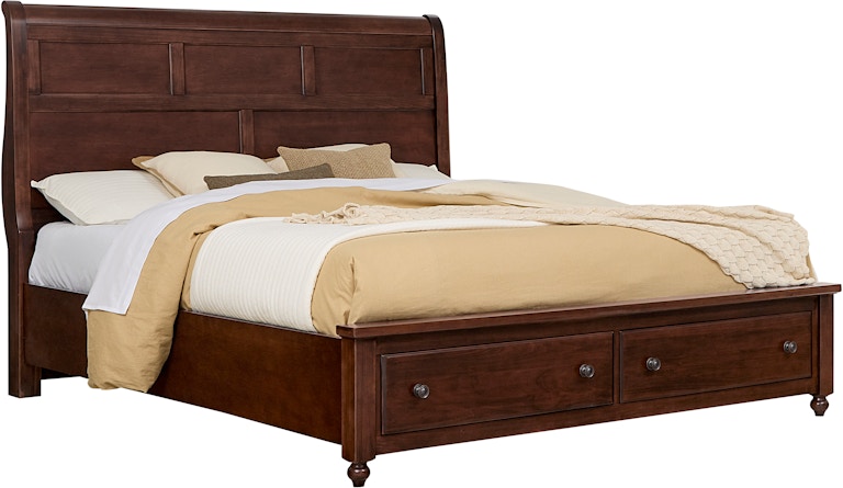 Vaughan-Bassett Furniture Company Vista King Sleigh Storage Bed 770-663-066B-502-666