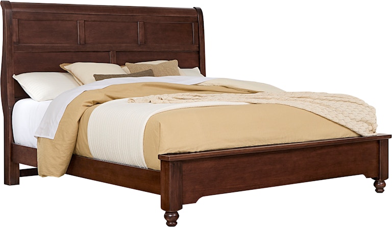 Vaughan-Bassett Furniture Company Vista King Sleigh Bed 770-663-166-922-MS1