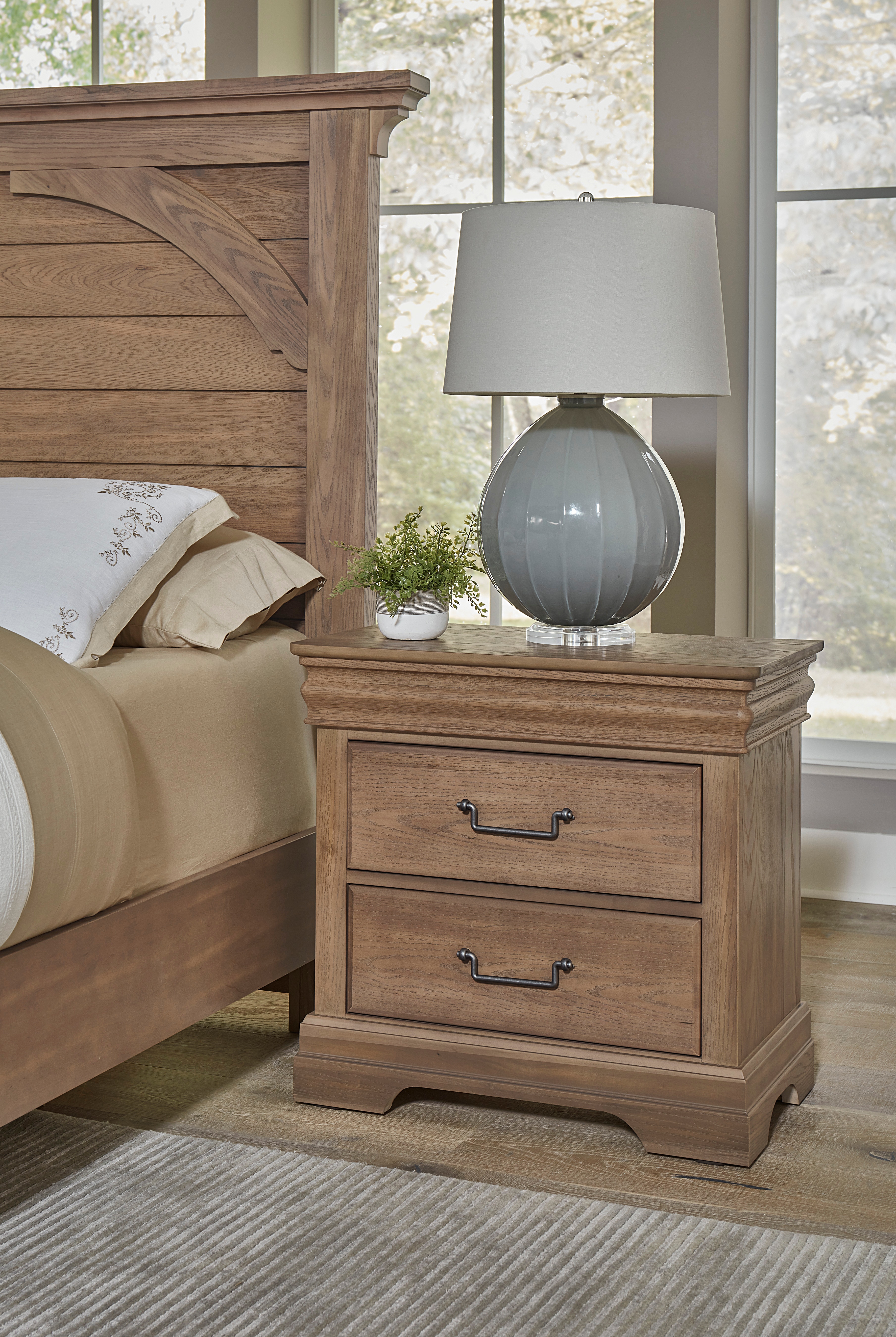 Vaughan-Bassett Furniture Company Bedroom Nightstand - 2 Drwr 771