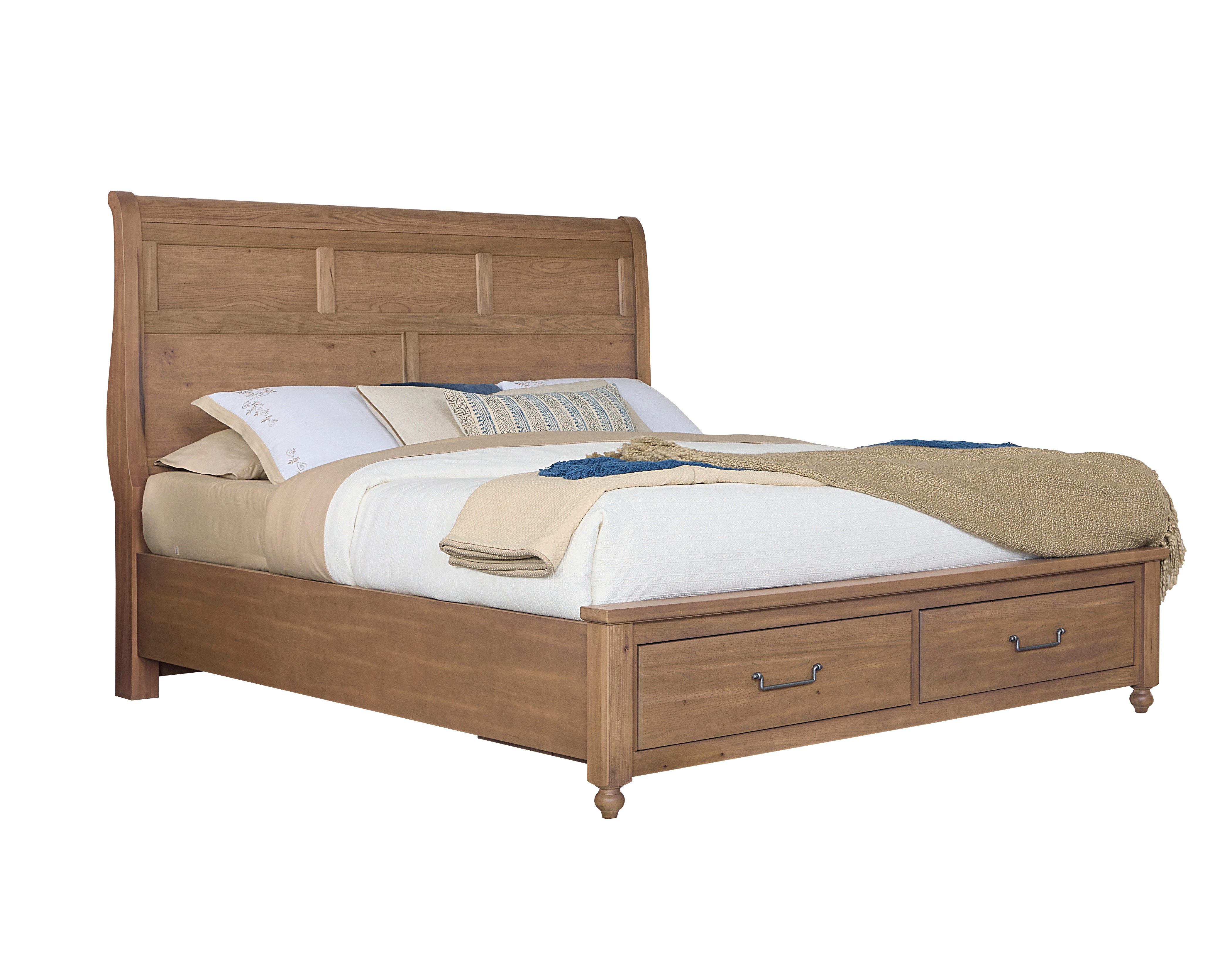 Vaughan bassett online king sleigh bed