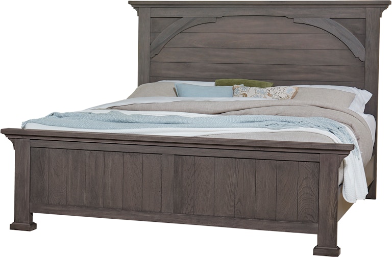 Vaughan-Bassett Furniture Company Vista King Mansion Bed With Ms2 772-669-966-722-MS2