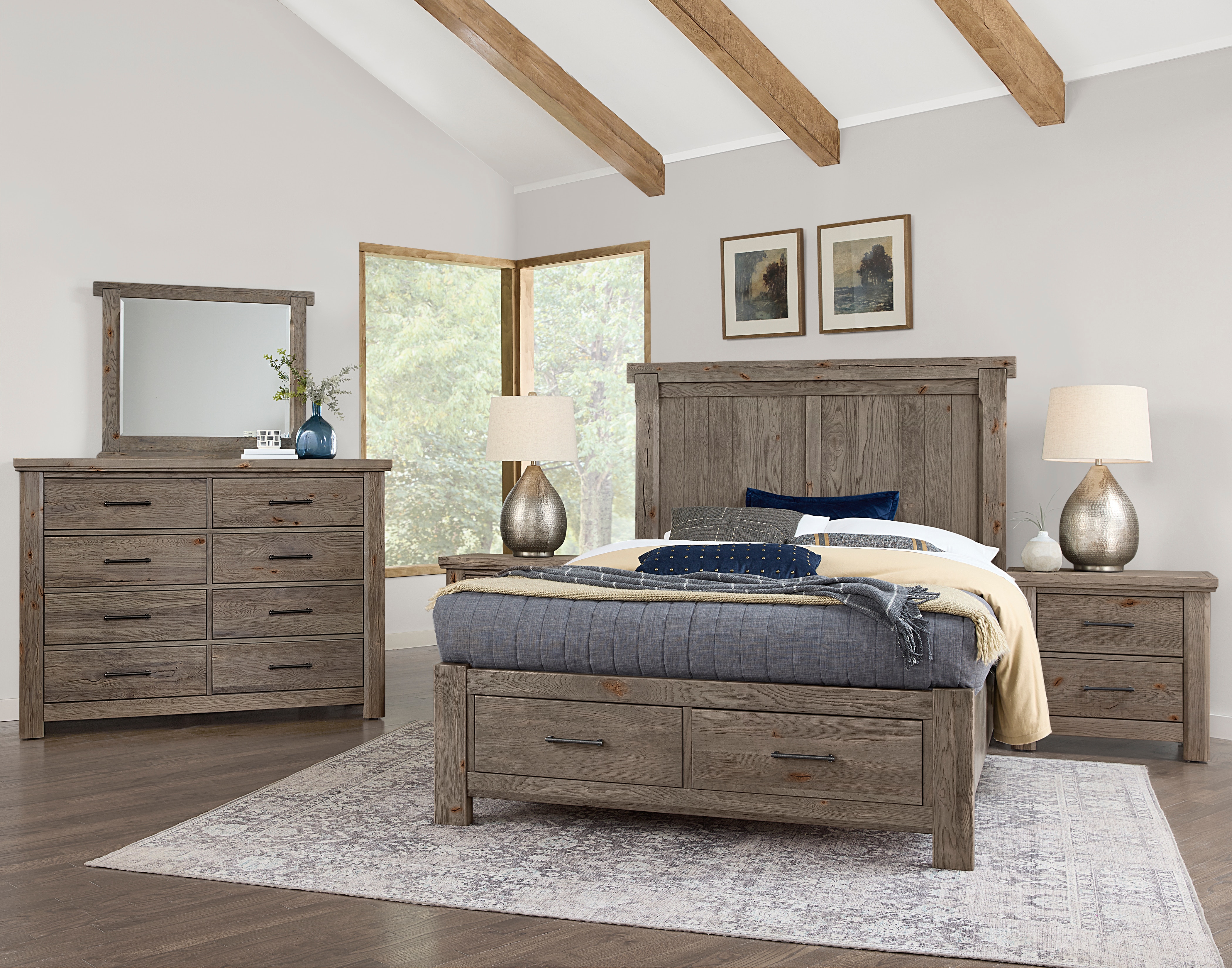 VaughanBassett Furniture Company Yellowstone Amer. Dovetail Mirror 780