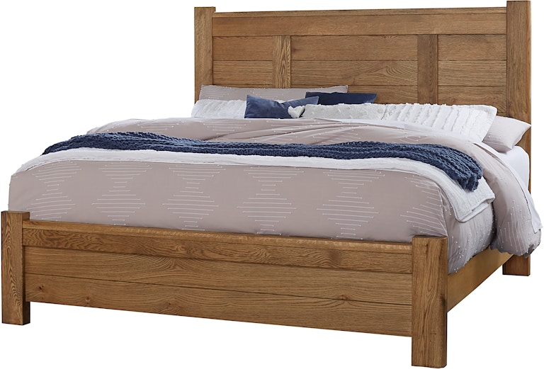 Vaughan-Bassett Furniture Company Crafted Oak Ben California King Poster Bed 790-668-866-944-MS1
