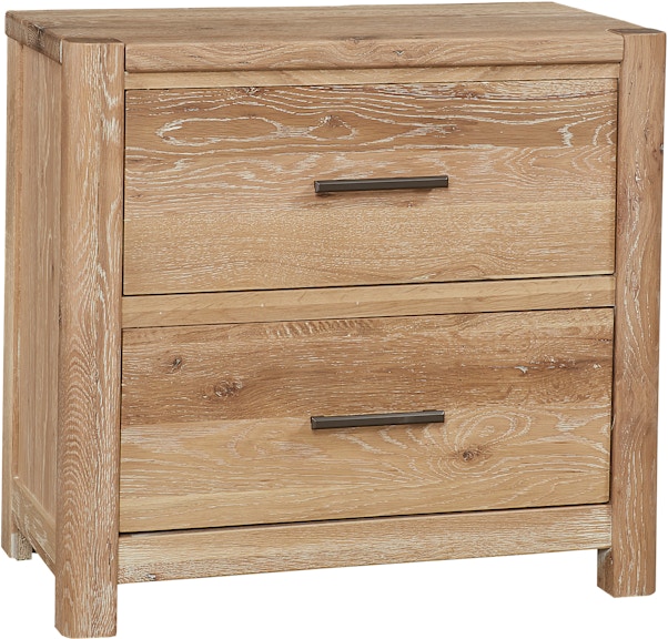 Vaughan-Bassett Furniture Company Crafted Oak Nightstand - 2 Drwr 795-227