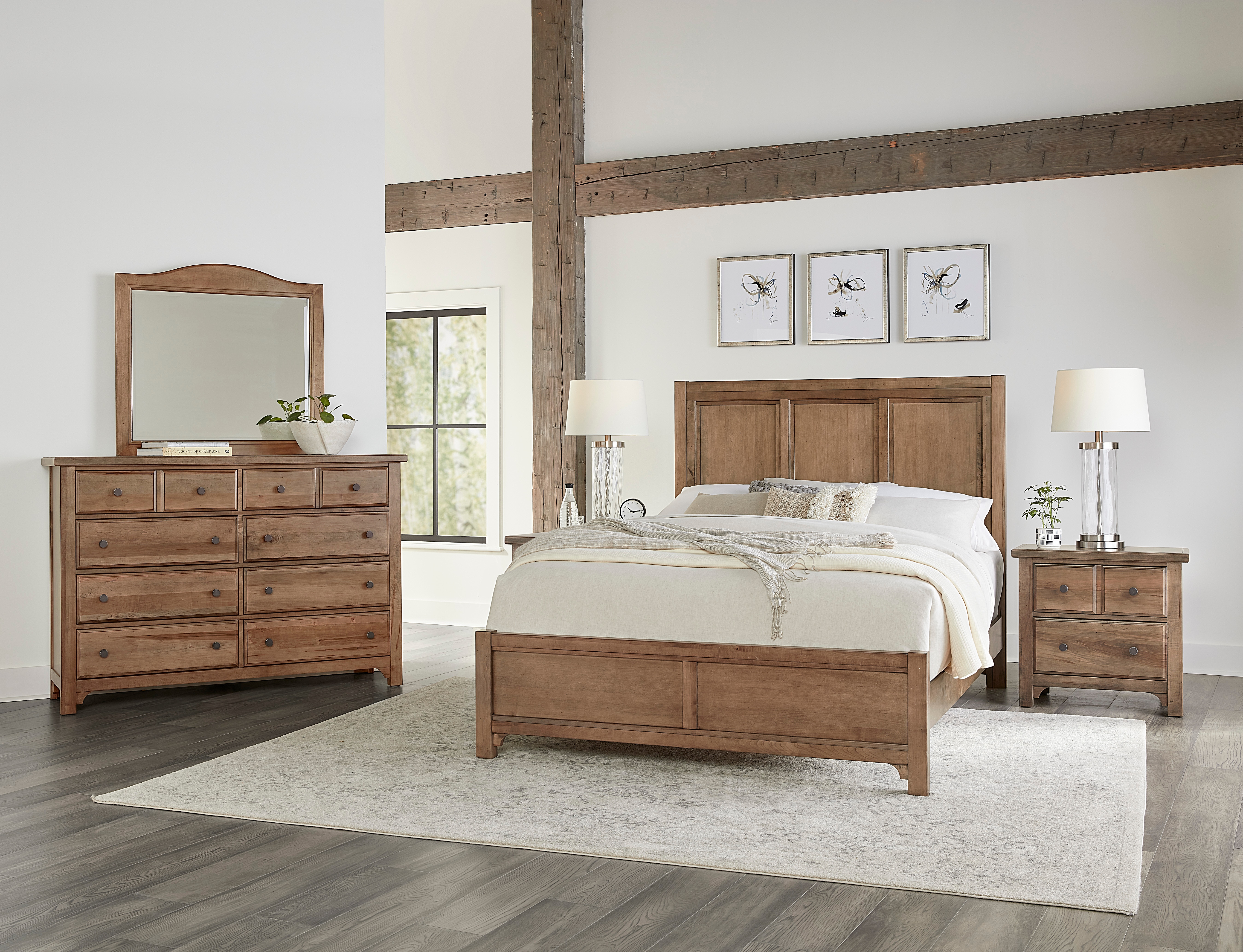 VaughanBassett Furniture Company Bedroom Queen Panel Bed 800557755