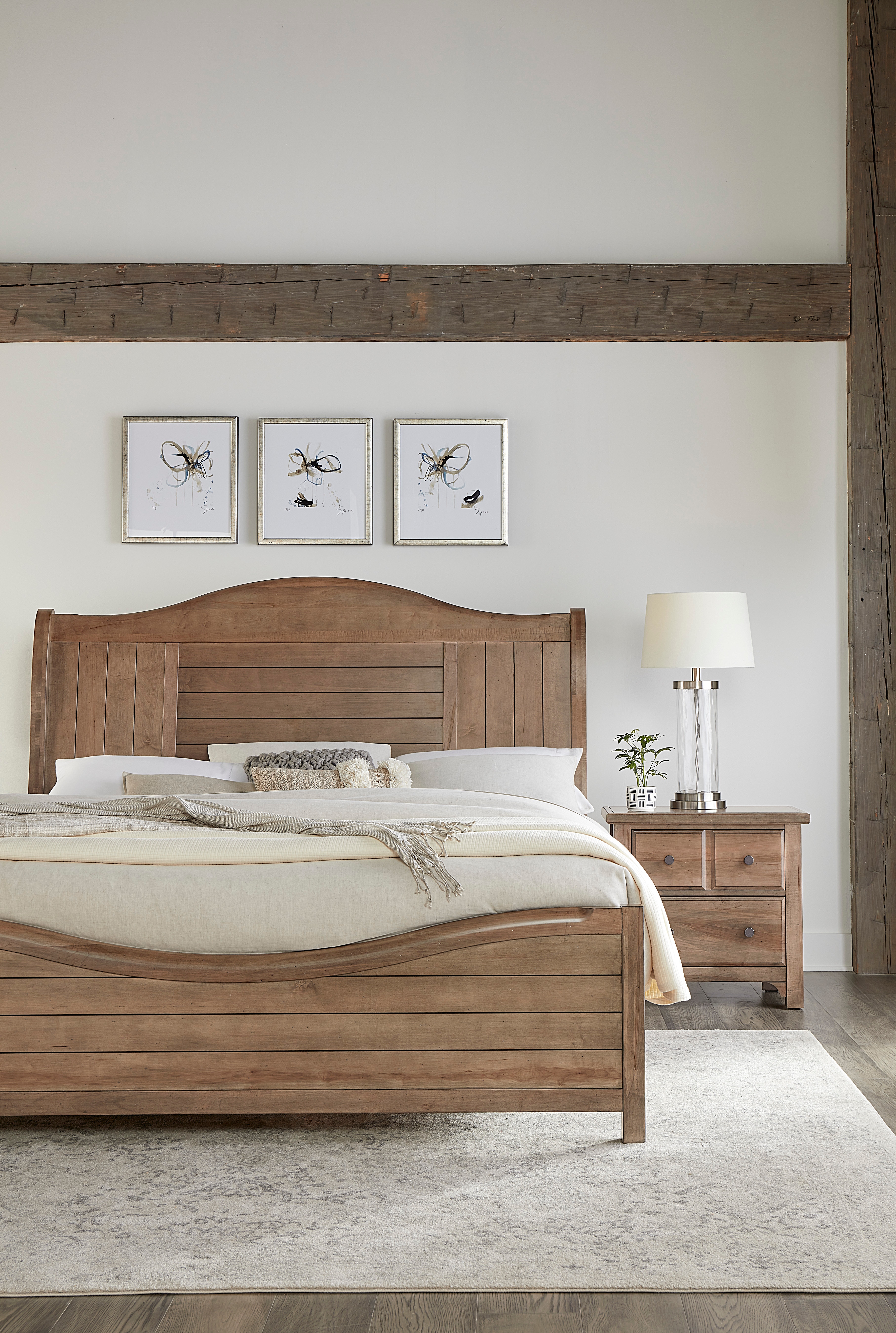 VaughanBassett Furniture Company Bedroom Queen Sleigh Bed 800553355