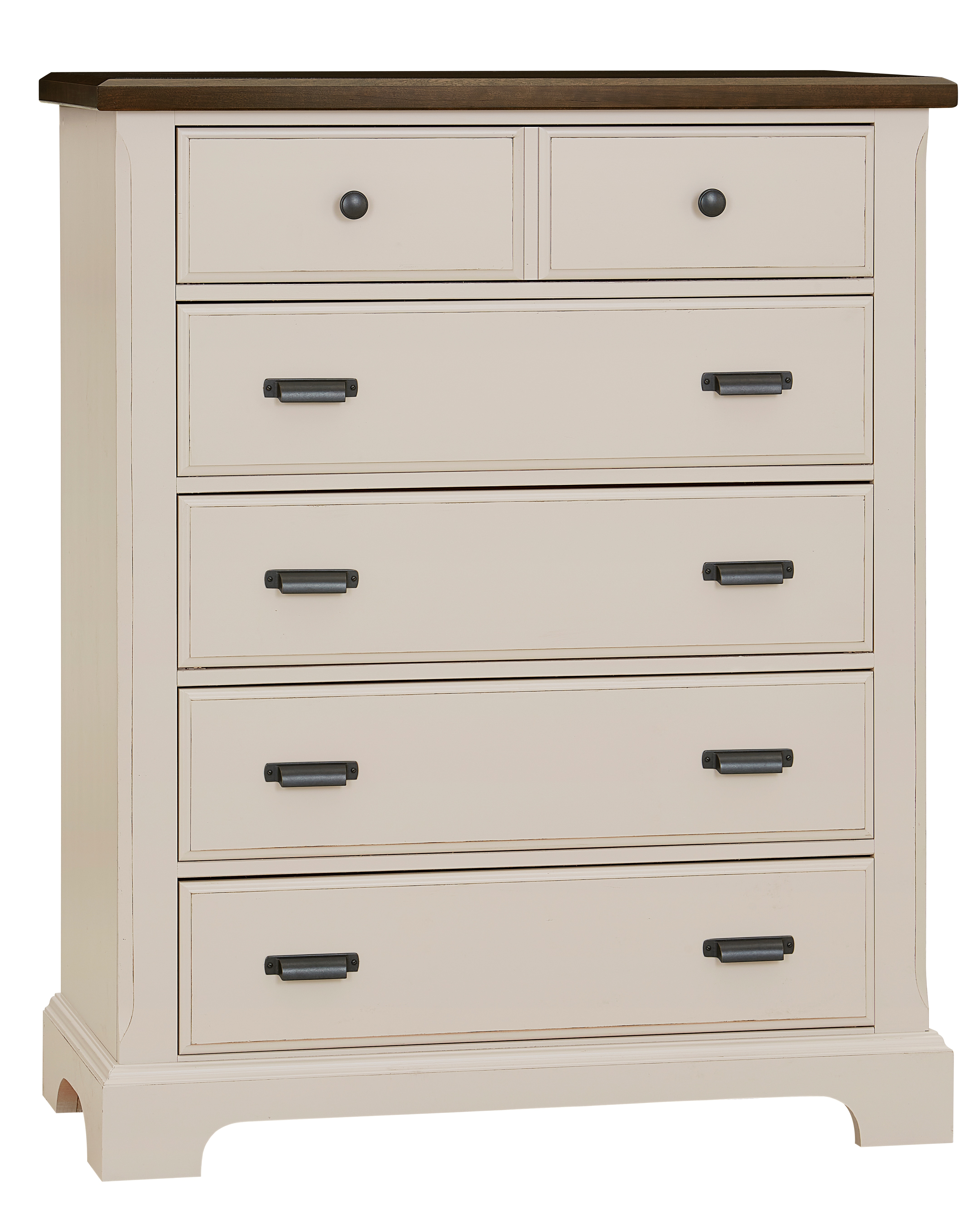 Vaughan-Bassett Furniture Company Bedroom Two-tone Chest -5 Drwr