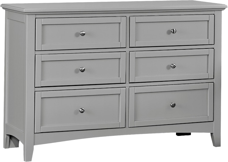 Vaughan-Bassett Furniture Company Bonanza Double Dresser - 6 Drwr BB26-001