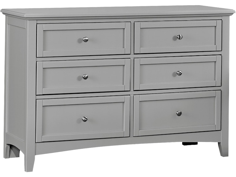Vaughan-Bassett Furniture Company Bonanza Gray Double Dresser - 6 Drawer 219509788