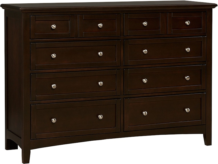 Vaughan-Bassett Furniture Company Bonanza Triple Dresser - 8 Drwr BB27-002