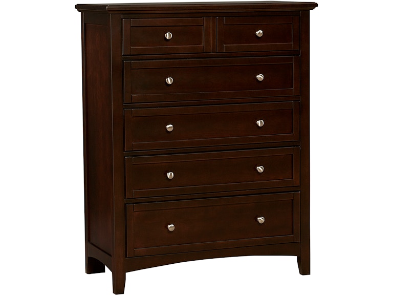 Vaughan-Bassett Furniture Company Bonanza Merlot Chest - 5 Drawer 143670814
