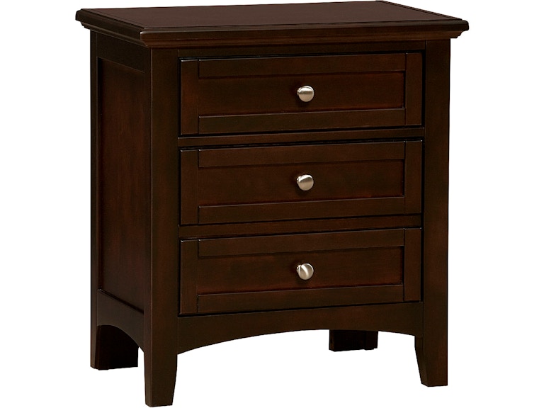 Vaughan-Bassett Furniture Company Bonanza Merlot Night Stand - 2 Drawer 32551781