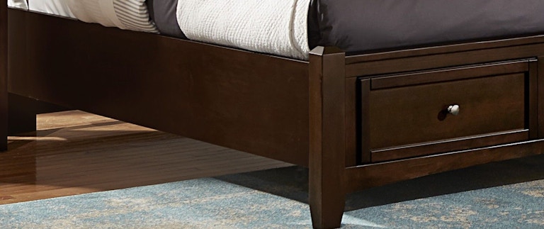 Vaughan-Bassett Furniture Company Bonanza Storage Bed Rails 5/0 and 6/6 BB27-502