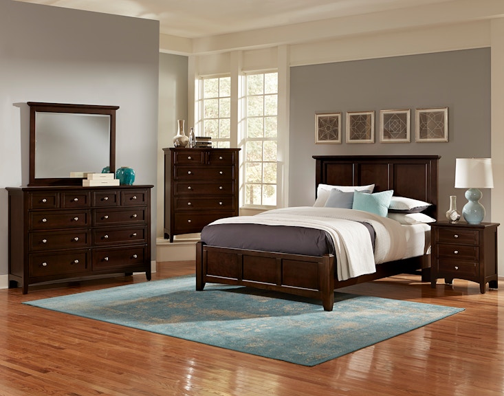 Vaughan-Bassett Furniture Company Full Mansion Bed BB27-552-255-911 BB27-552-255-911