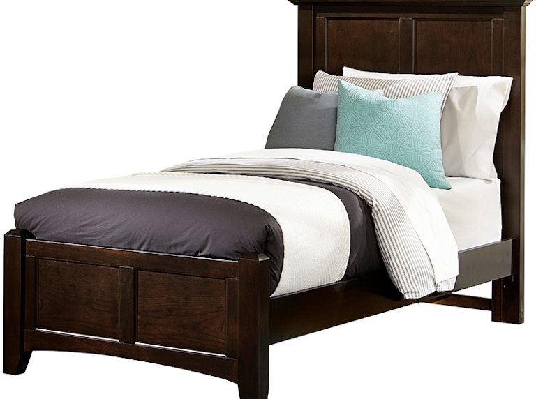 Vaughan-Bassett Furniture Company Twin Mansion Bed BB27 BB27-338-833-900