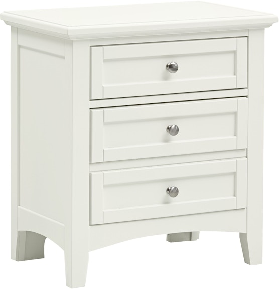 Vaughan-Bassett Furniture Company Bonanza White Night Stand - 2 Drawer 990817330