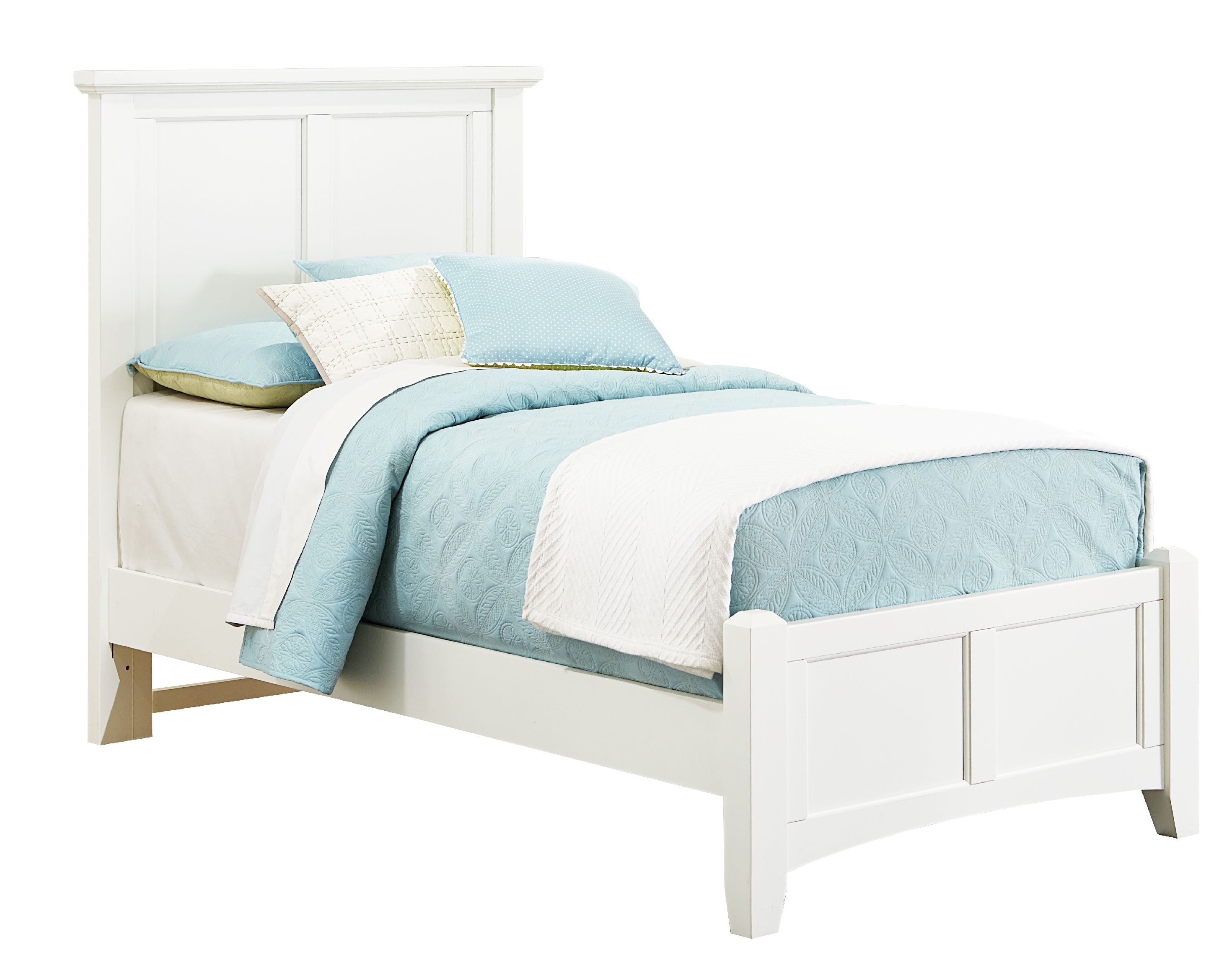 Vaughan-Bassett Furniture Company Bonanza Twin Mansion Bed BB29-338-833 ...