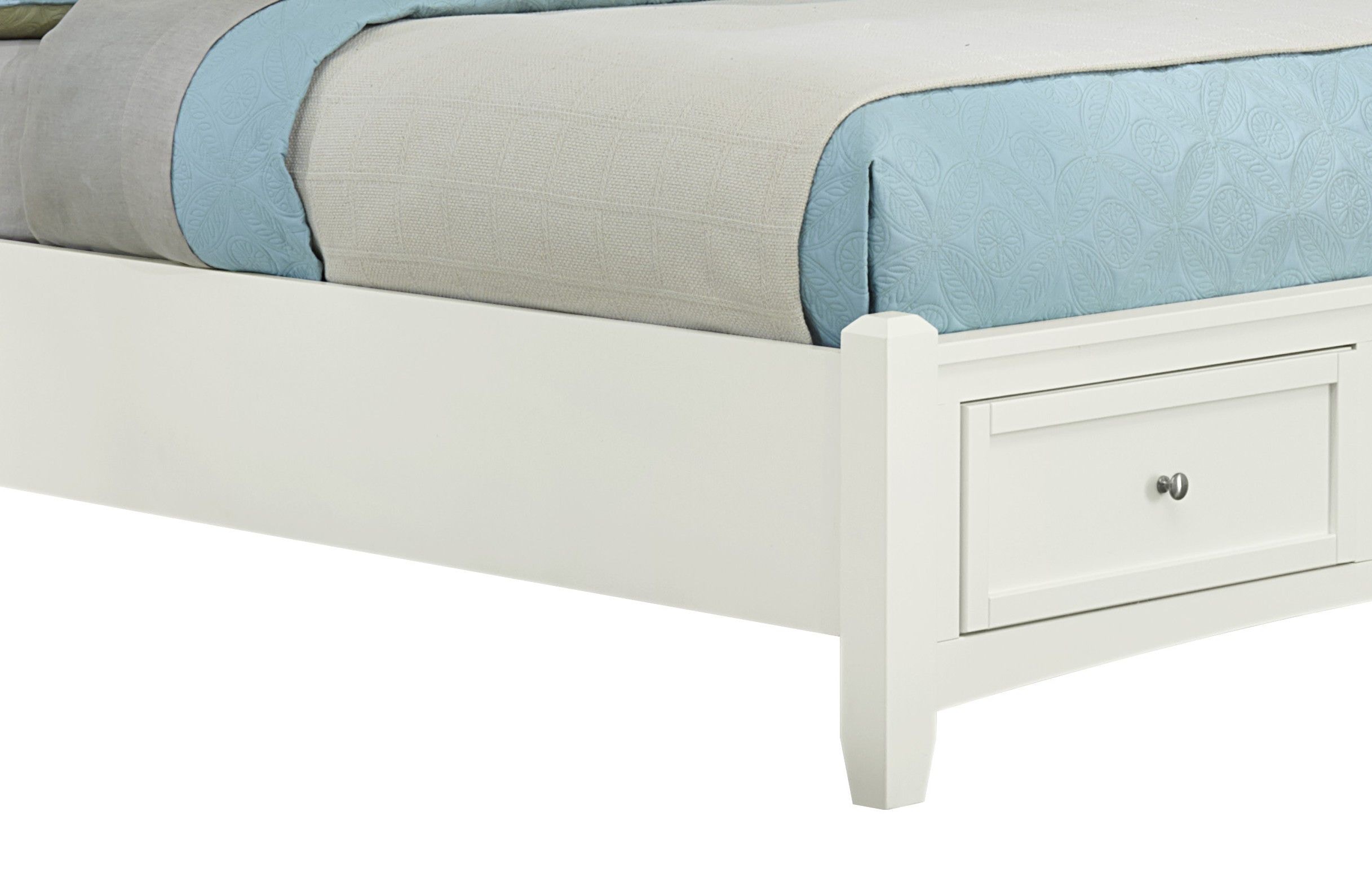 VaughanBassett Furniture Company Bonanza Storage Bed Rails 5/0 and 6/6