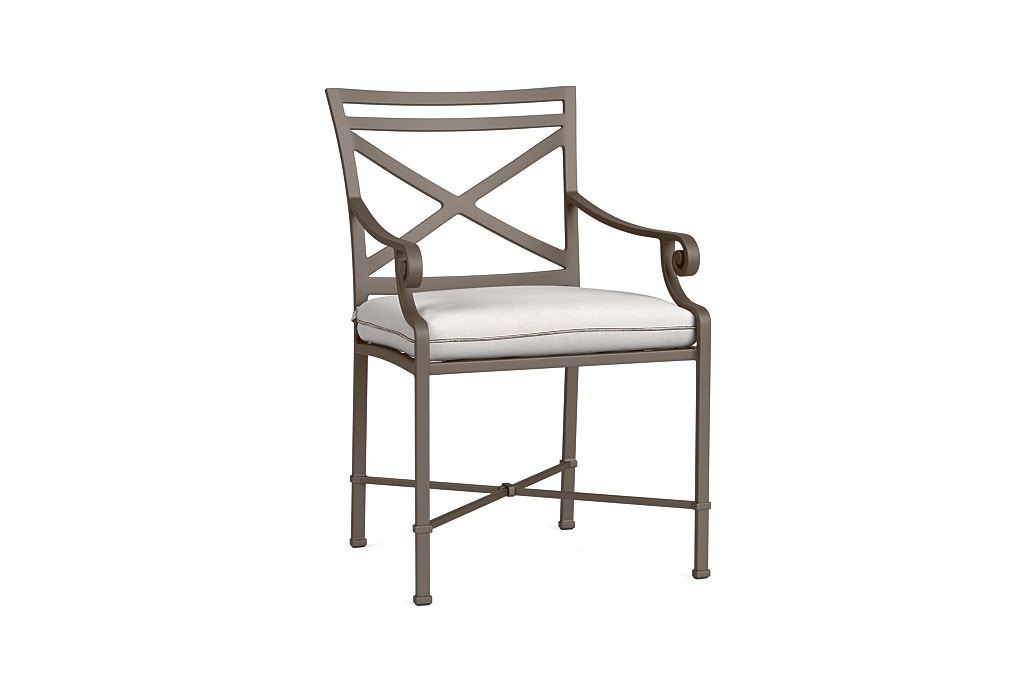 Brown Jordan Outdoor/Patio Venetian Arm Chair 2250-2000 - Bacons Furniture  - Port Charlotte, FL