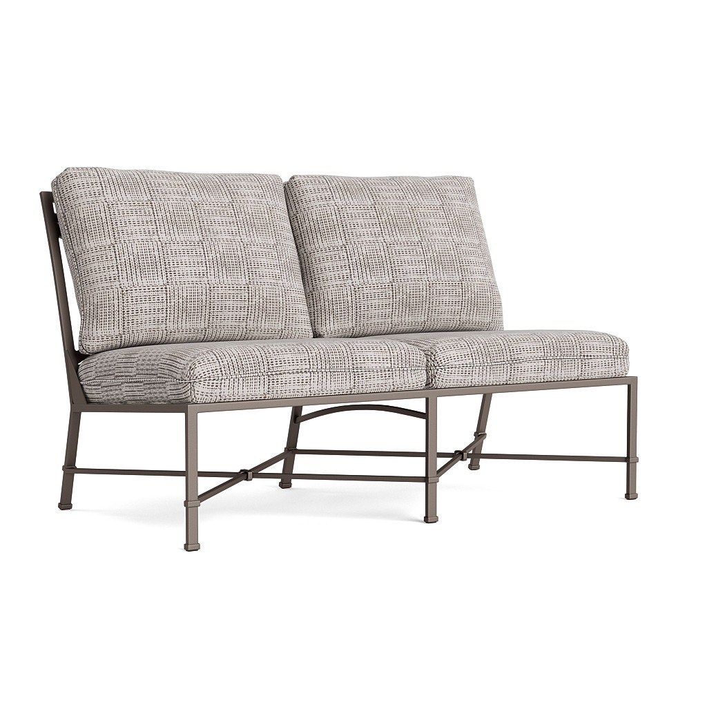  Center Armless Loveseat Sectional 