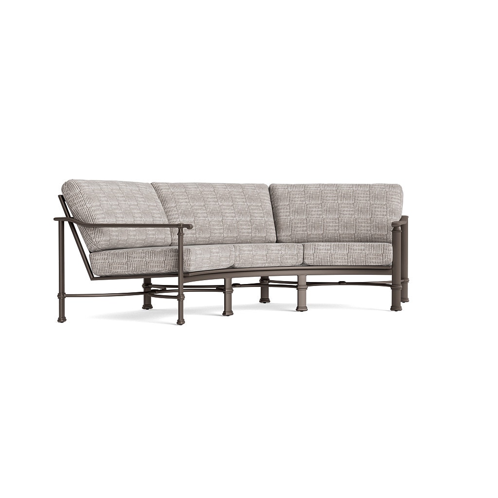 Brown Jordan Outdoor Patio Curved Sofa 4340 6460 Gorman S