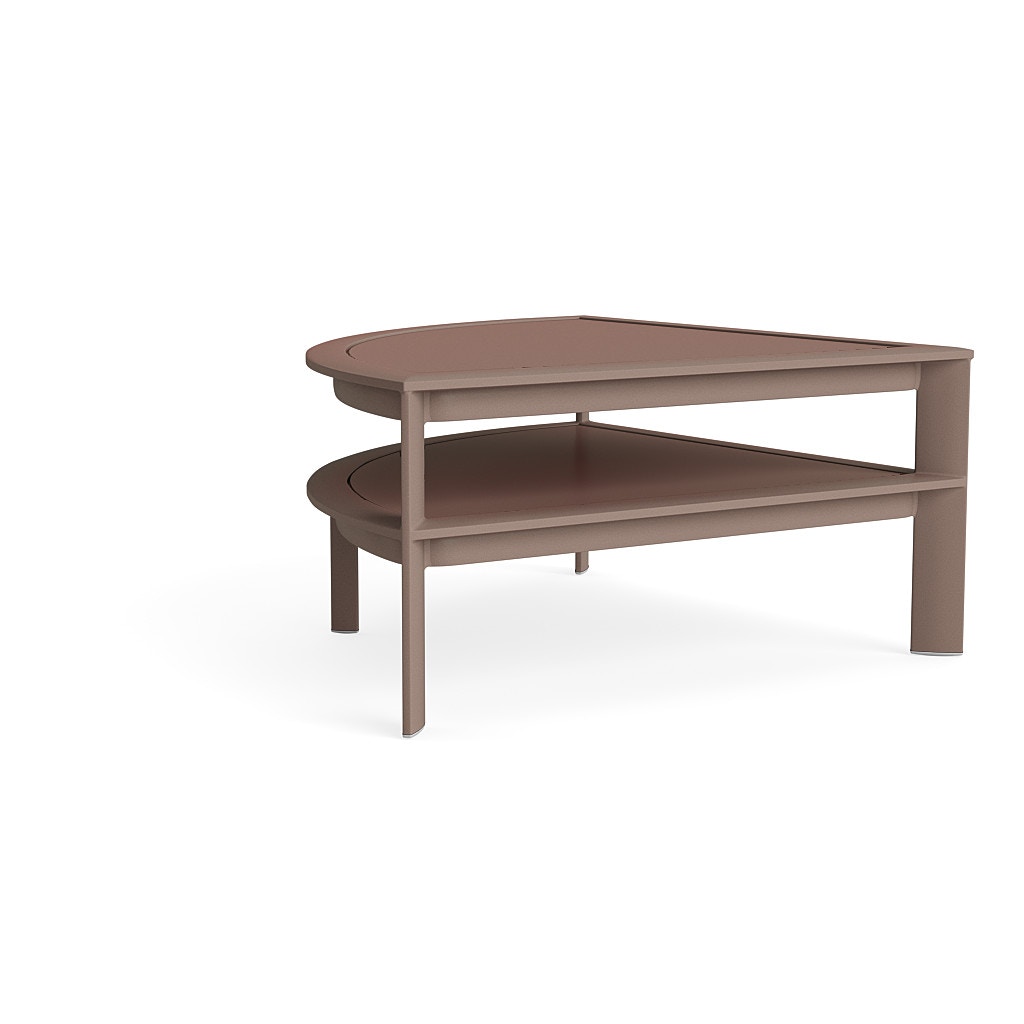 Brown Jordan Modular Quarter Round Side Table 4564-3535