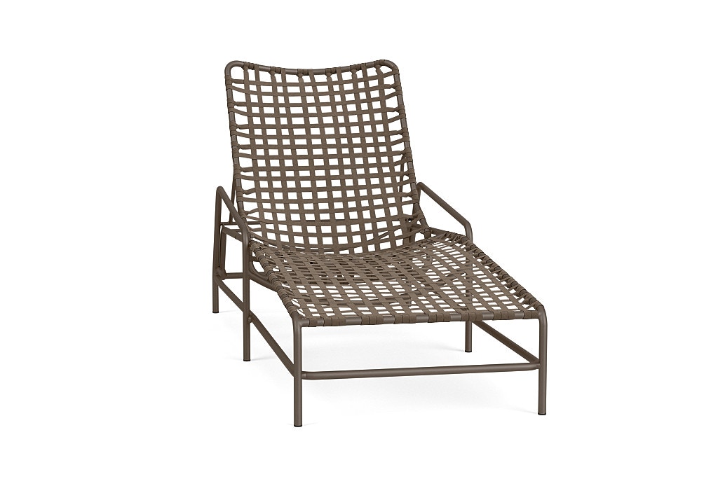 Brown Jordan Outdoor Furniture Kantan Aluminum Suncloth Chaise 