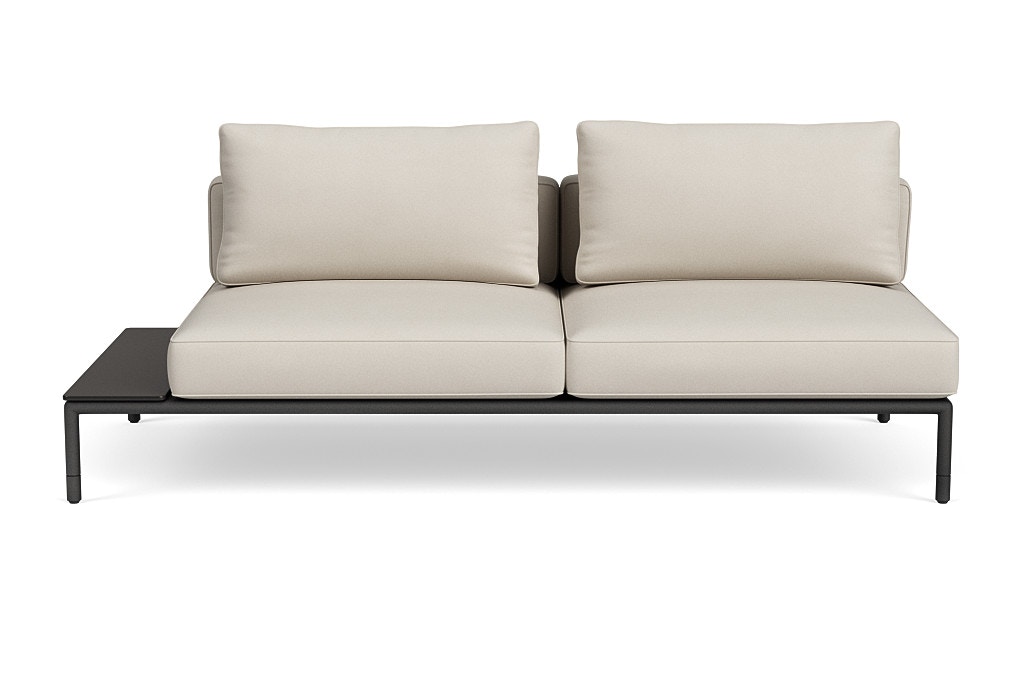 Outdoor armless deals sectional