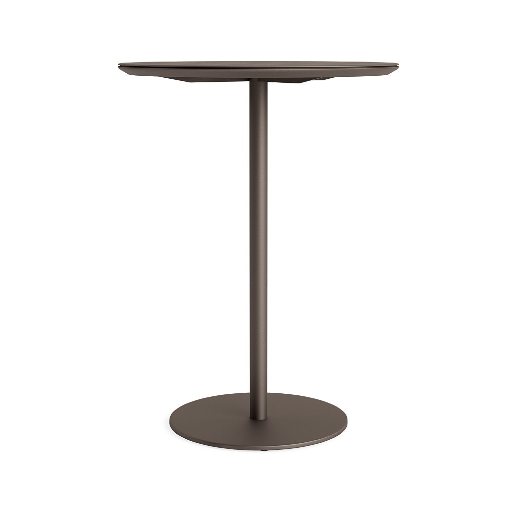 Brown Jordan 30" Round Slat Top Bar Table 