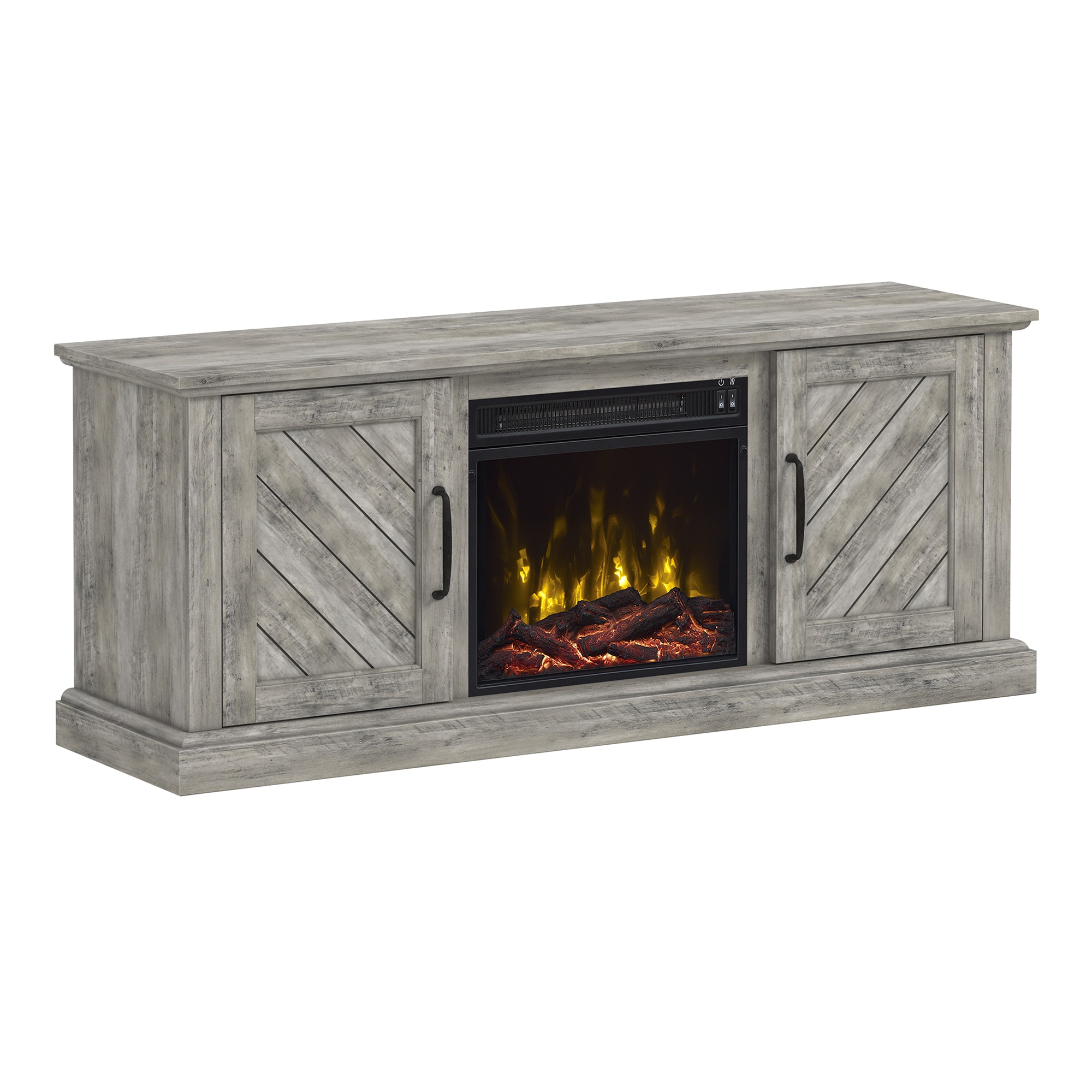 Tresanti millbrae tv console with classic flame electric deals fireplace