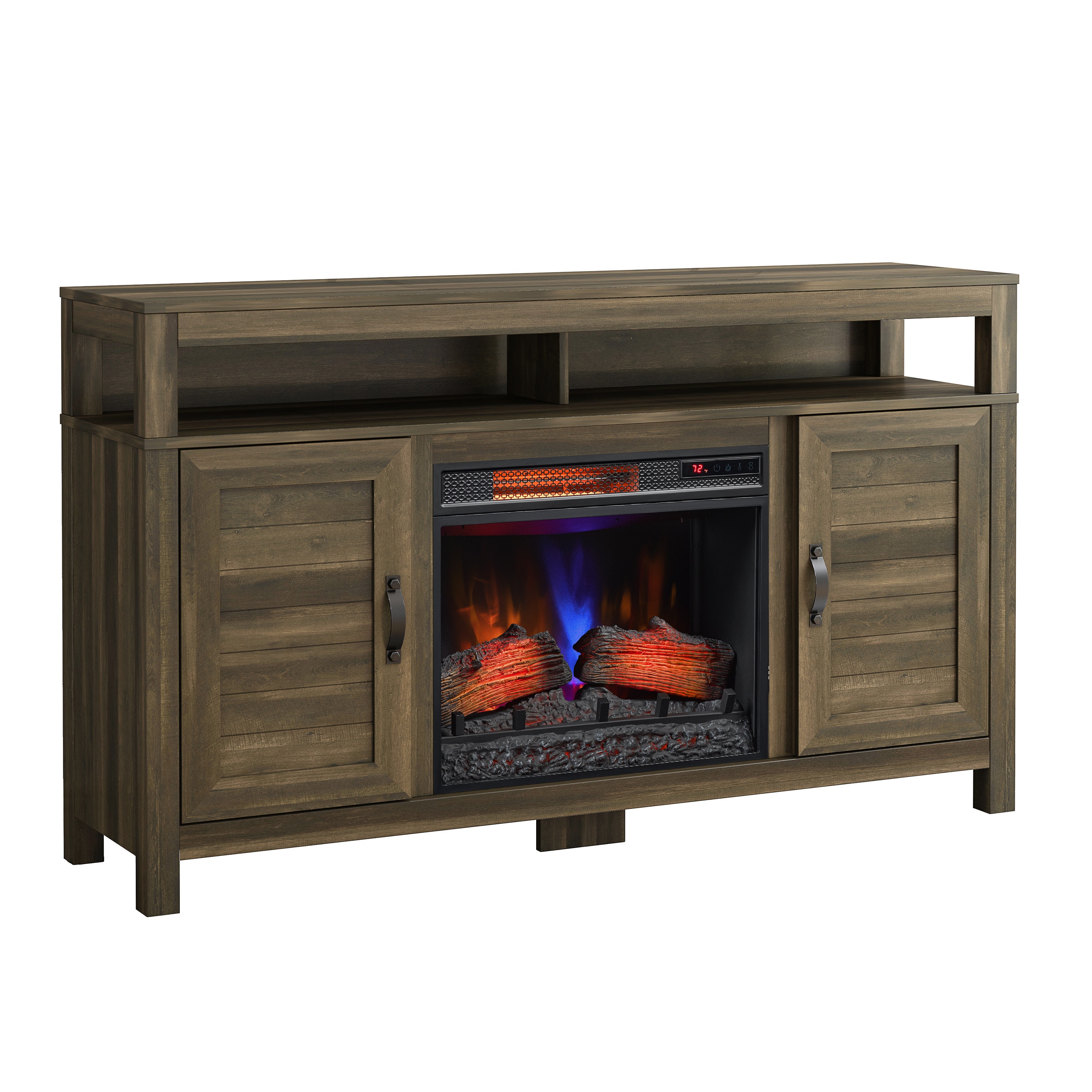 Twin star electric fireplace tv deals stand