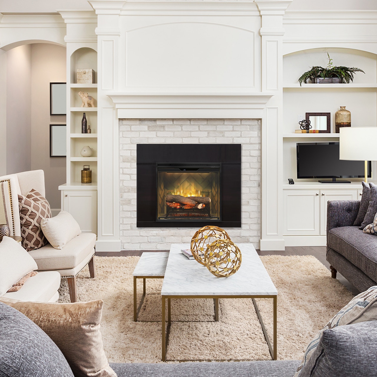 Dimplex Home Office Revillusion® Built-In Firebox/Fireplace Insert RBF24DLX  - Nehligs Furniture