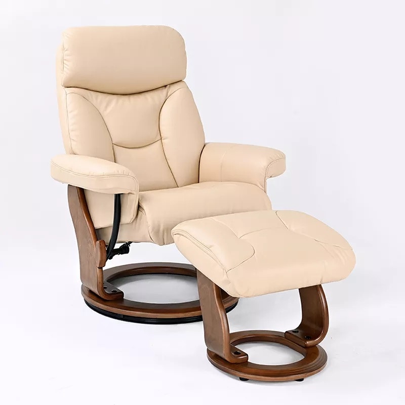 Reclining chair with ottoman sale hot sale