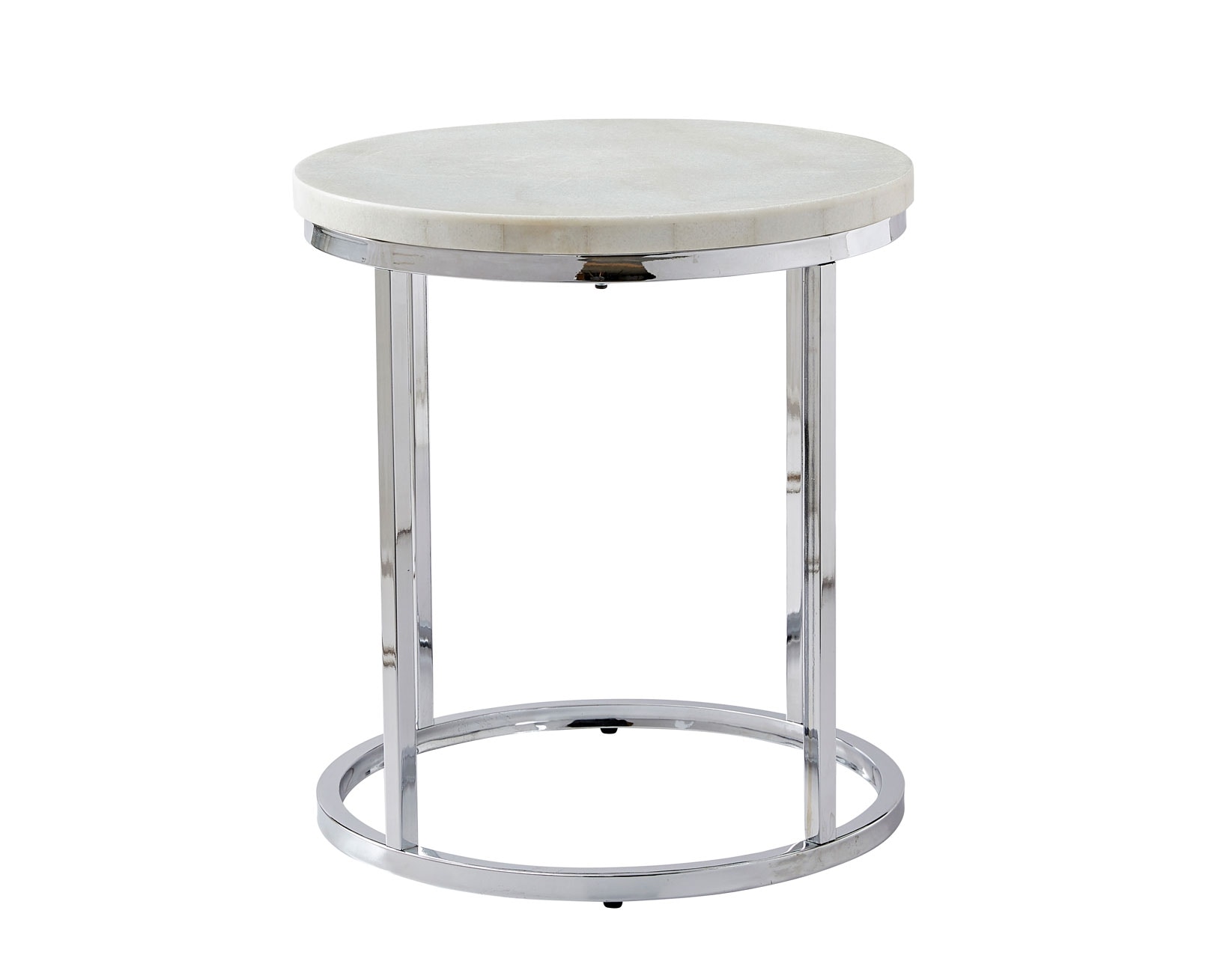 steve silver round end table