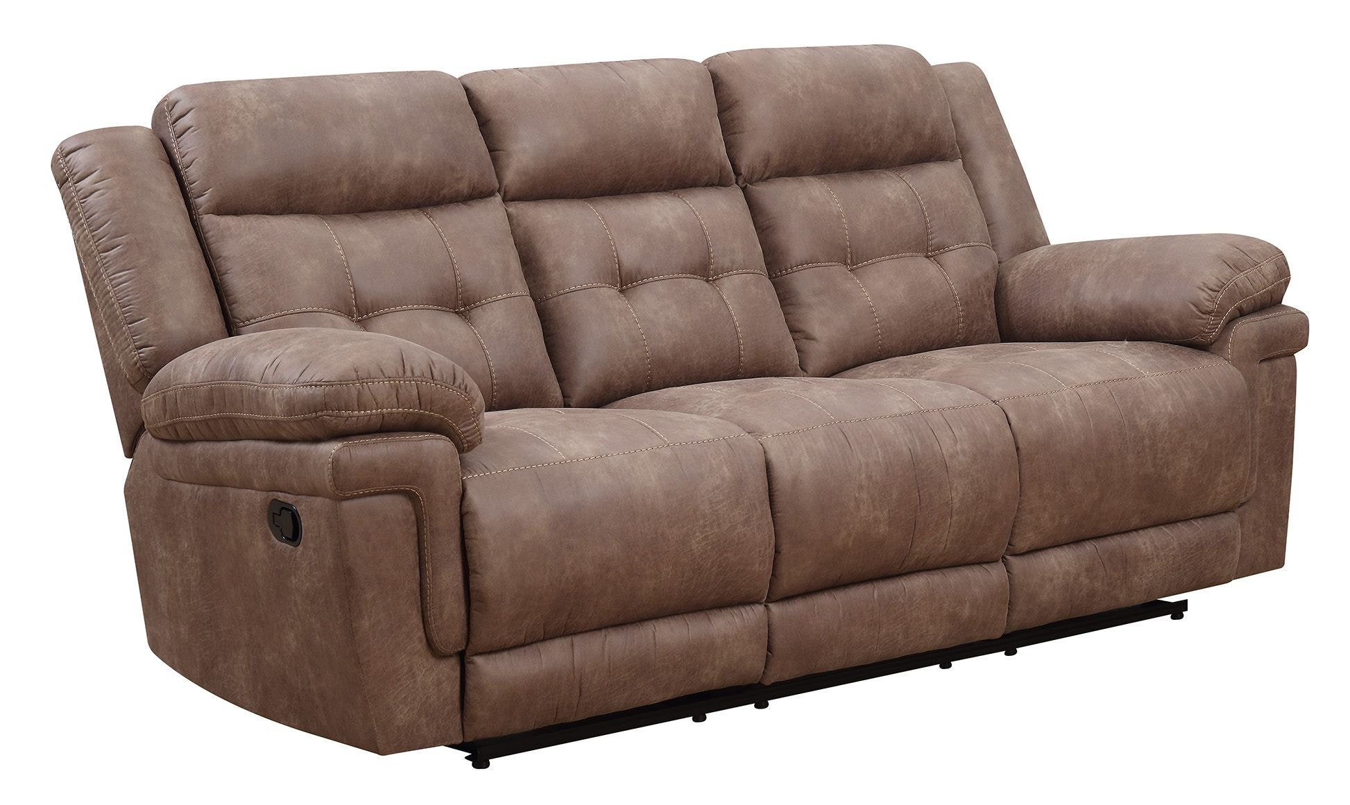 Silver recliner deals sofa