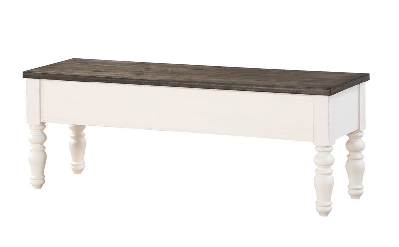 Joanna Two Tone Storage Bench from Steve Silver Collection JA500BN