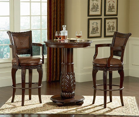 Corner pub best sale table set