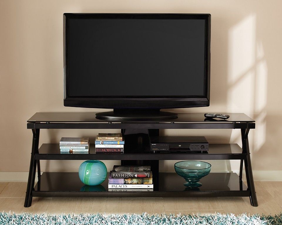 Silver tv stand on sale 65 inch