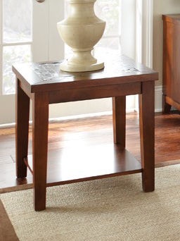 Steve Silver Living Room Davenport Chair side End Table DA200E - Carol ...