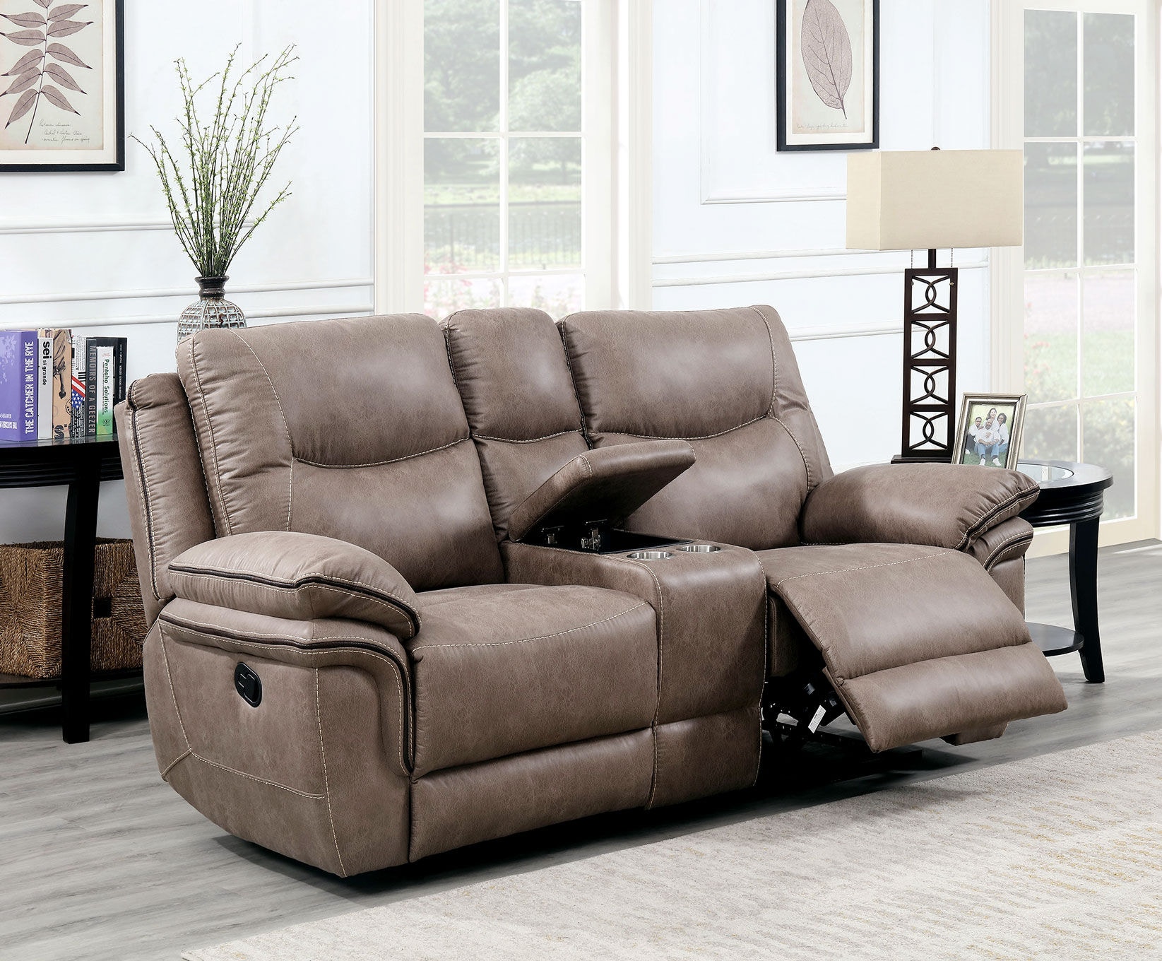 steve silver console recliner loveseat