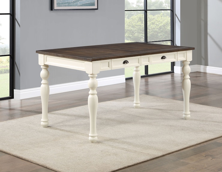 Steve Silver Joanna 4 Drawer Two Tone Dining Table JA600T