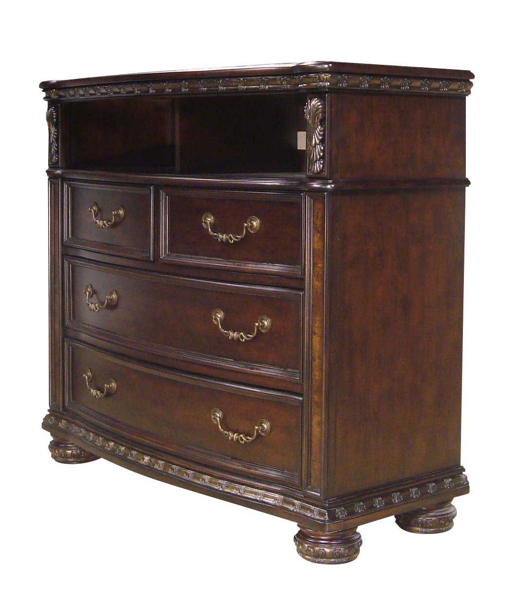 Steve Silver Bedroom Monte Carlo Media Chest RE163SS135 Hickory