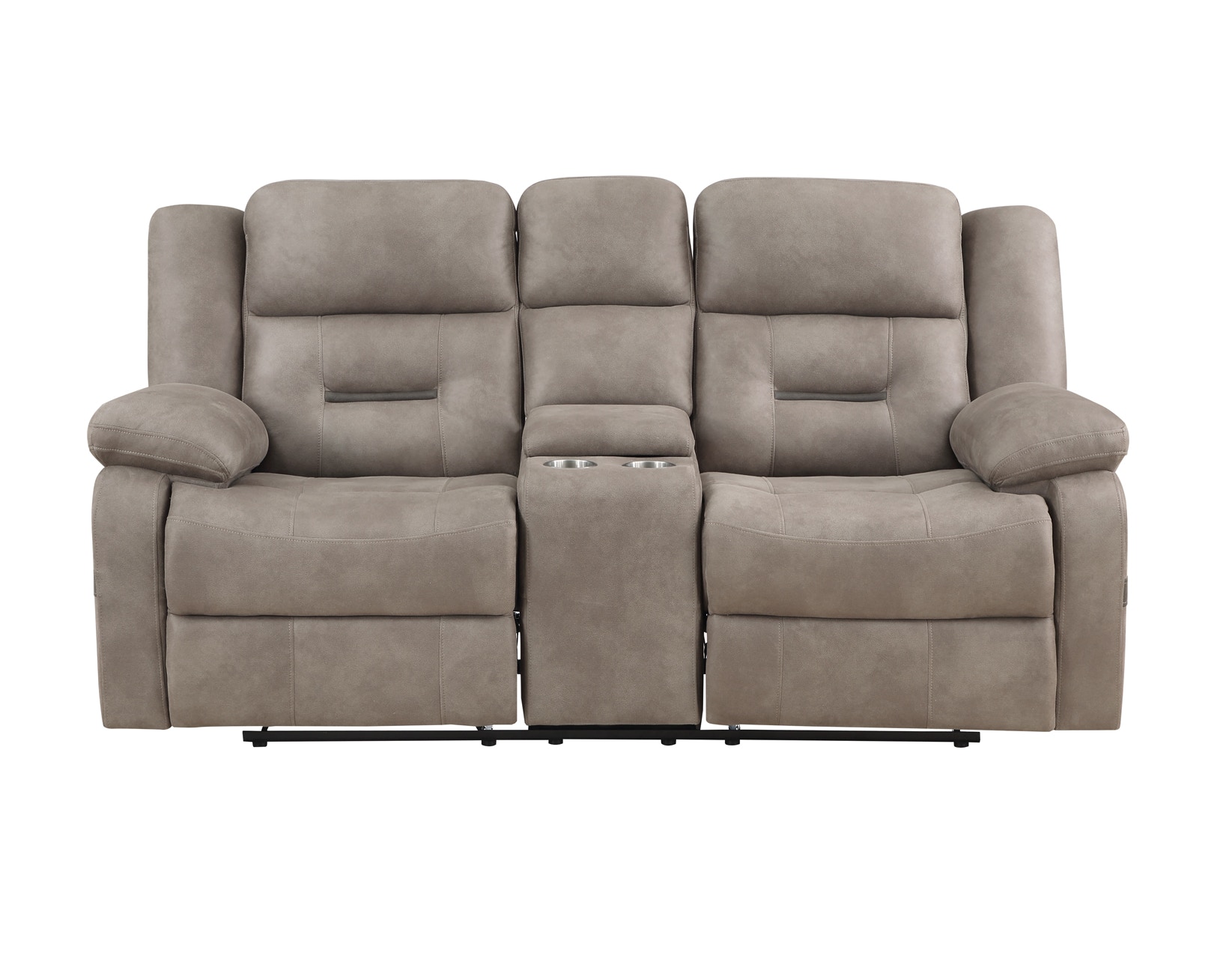 Steve Silver Living Room Abilene Manual Reclining Console Loveseat