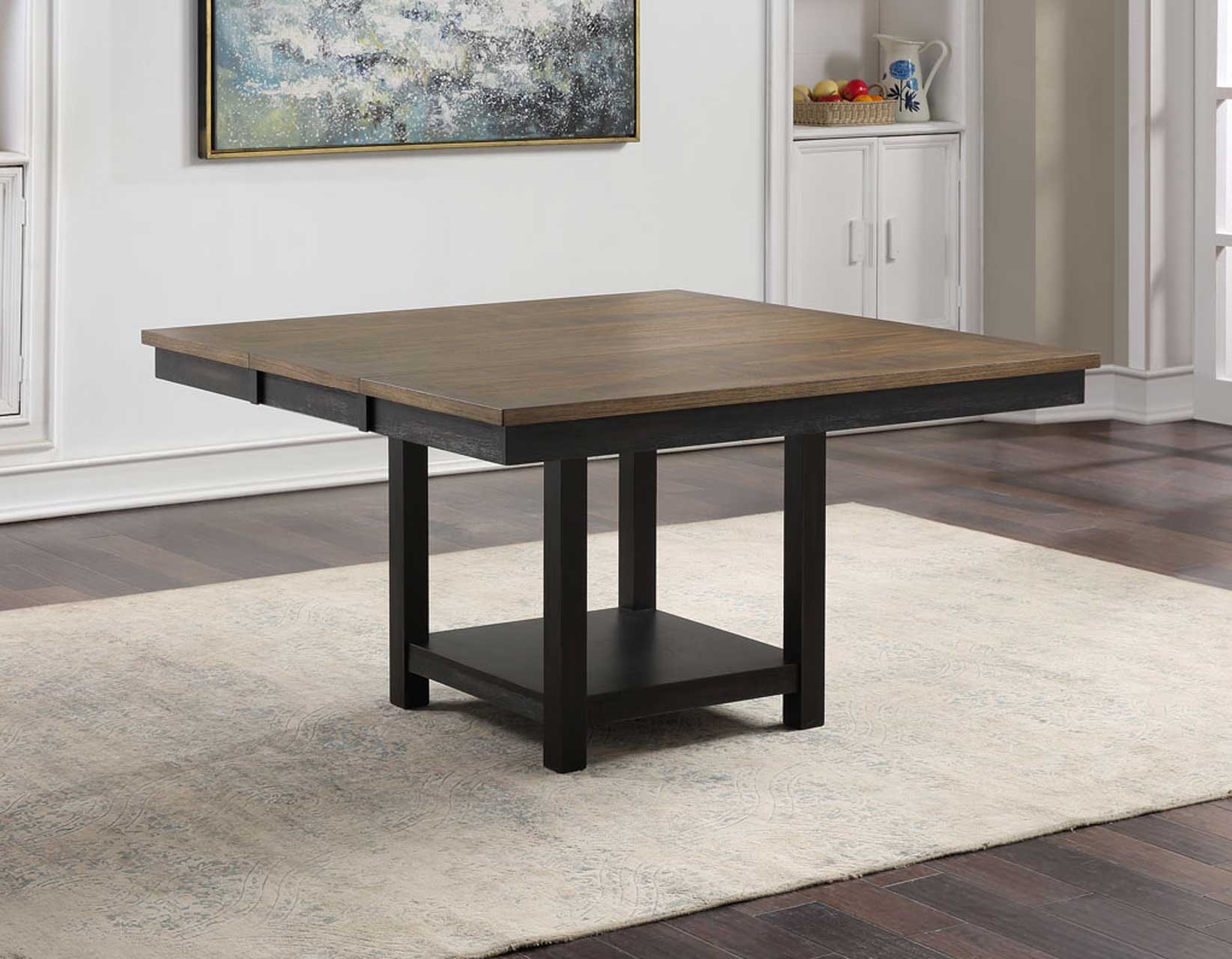 36 inch square extendable dining deals table