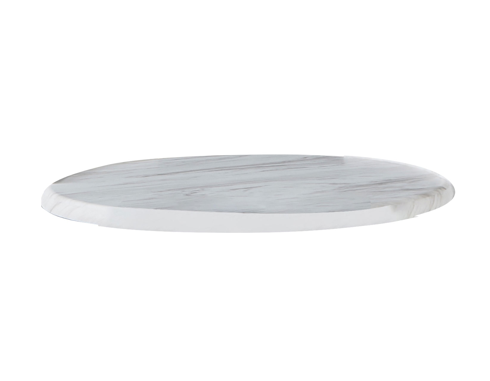 meer. ROUND CUTTING VELOUR TOP ホワイト Steve Silver Living Room Merino Faux-Marble Round End Table Top